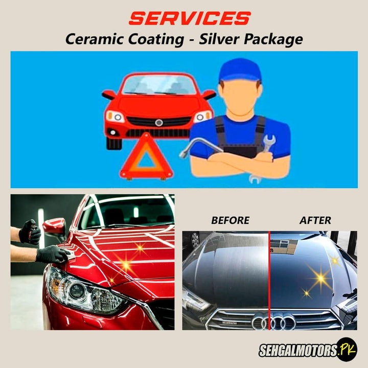 Services - Ceramic Coating - Silver Package SehgalMotors.pk