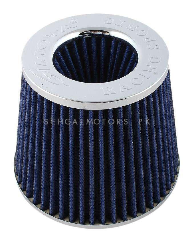 Simota Cold Air Intake Filter Blue - Universal - Universal Car Air Filter Vehicle Induction High Power Mesh | Auto Cold Air Hood Intake SehgalMotors.pk