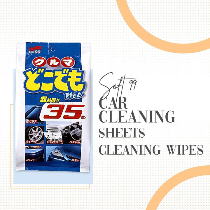 Soft99 Car Cleaning Sheets - Car Cleaning Wipes (02048) SehgalMotors.pk