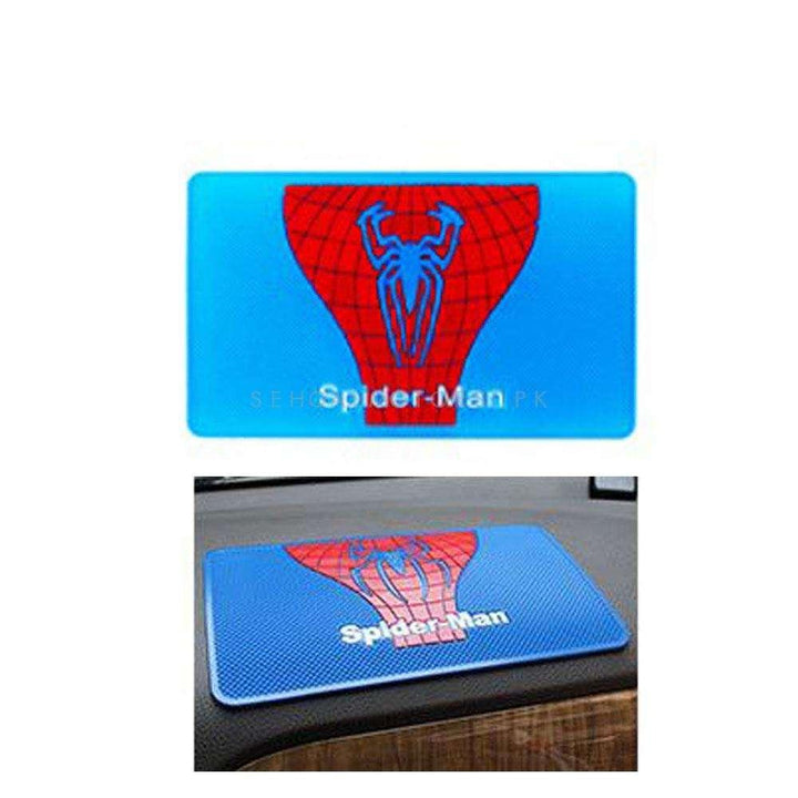 Spider Man Anti-Skid Nonslip Dashboard Mats - Silicon Type Material | Car Anti Slip Mat SehgalMotors.pk