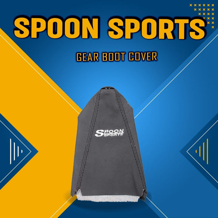 Spoon Sports Gear Boot Cover - Car Shifter Boot Cover | Cloth Gear Sleeve | Car Gear Shift Collar | Gear Shift Boot Cover | SehgalMotors.pk