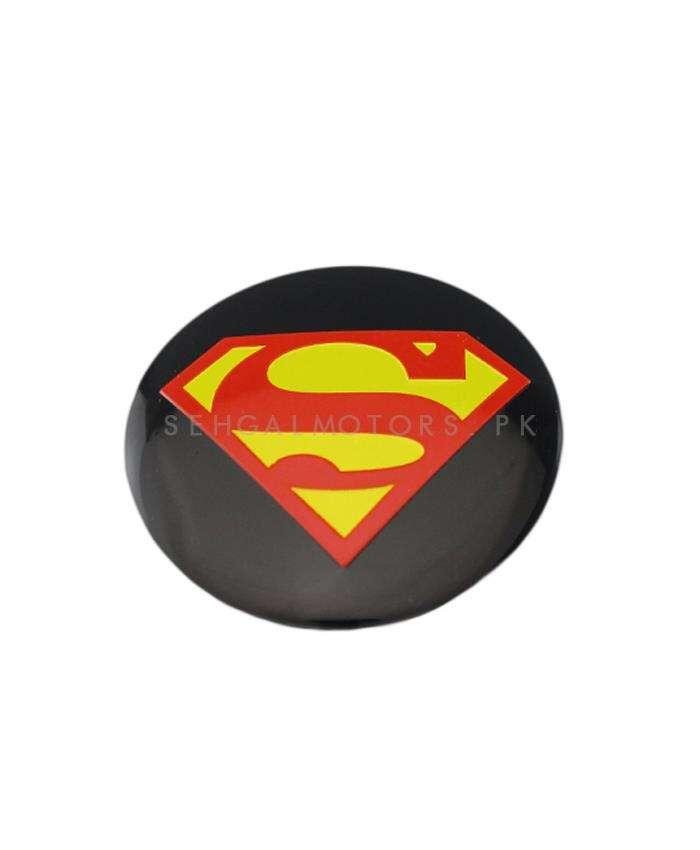 Superman Wheel Cap Logo - 4 Pieces - Center Hub Badge SehgalMotors.pk