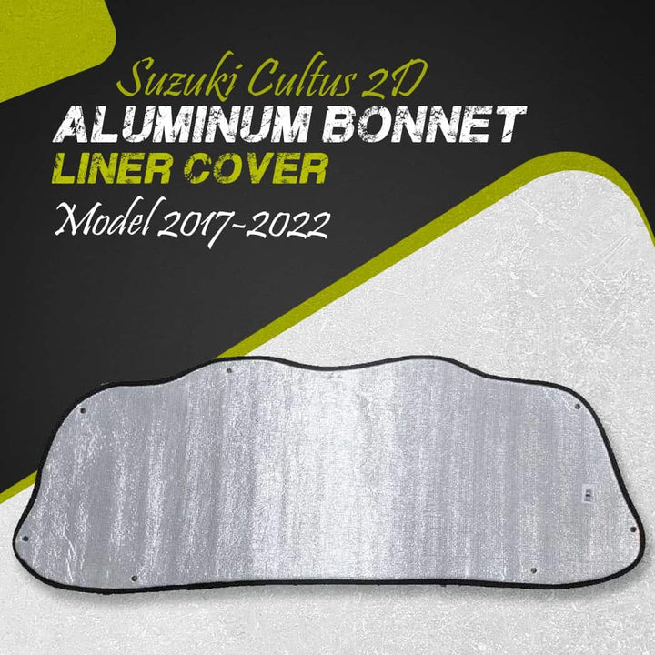 Suzuki Cultus 2D Aluminum Bonnet Liner Cover - Model 2017-2022 - Protector Lid Garnish Bonnet Namda SehgalMotors.pk