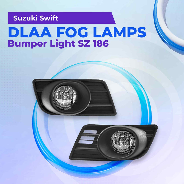 Suzuki Swift DLAA Fog Lamps Bumper Light SZ 186 - Model 2007-2010 SehgalMotors.pk