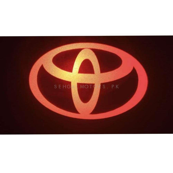 Toyota Back Laser Light Shadow Logo SehgalMotors.pk