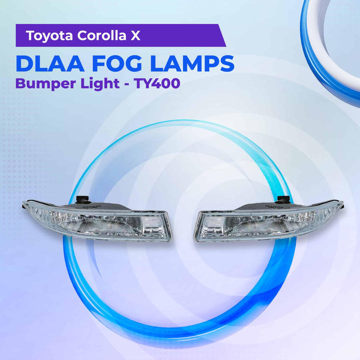 Toyota Corolla X DLAA Fog Lamps Bumper Light - TY400 SehgalMotors.pk