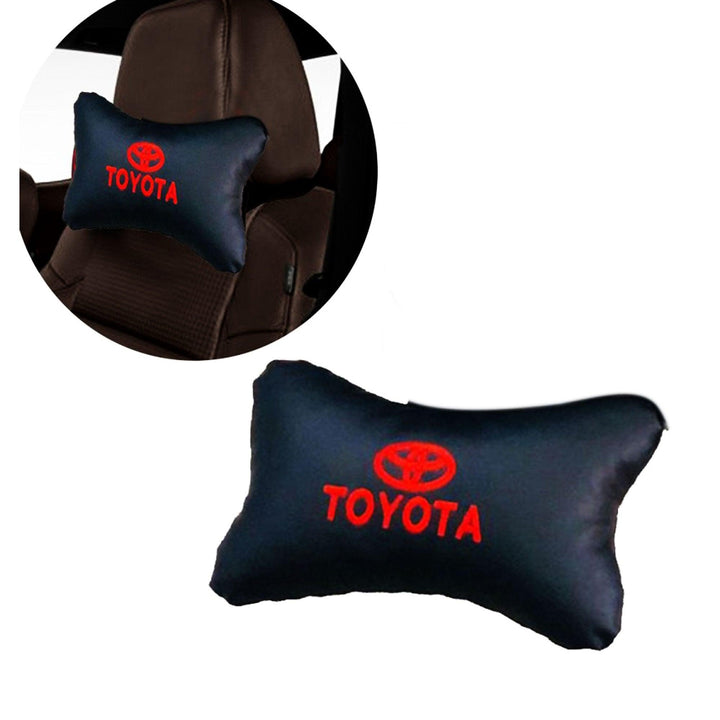Toyota Logo Neck Rest Headrest Pillow Cushion - Each SehgalMotors.pk