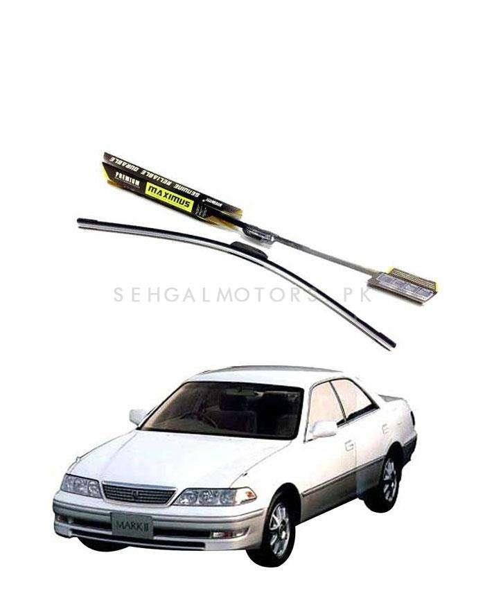 Toyota Mark II Maximus Premium Silicone Wiper Blades - Model 1996-2000 SehgalMotors.pk