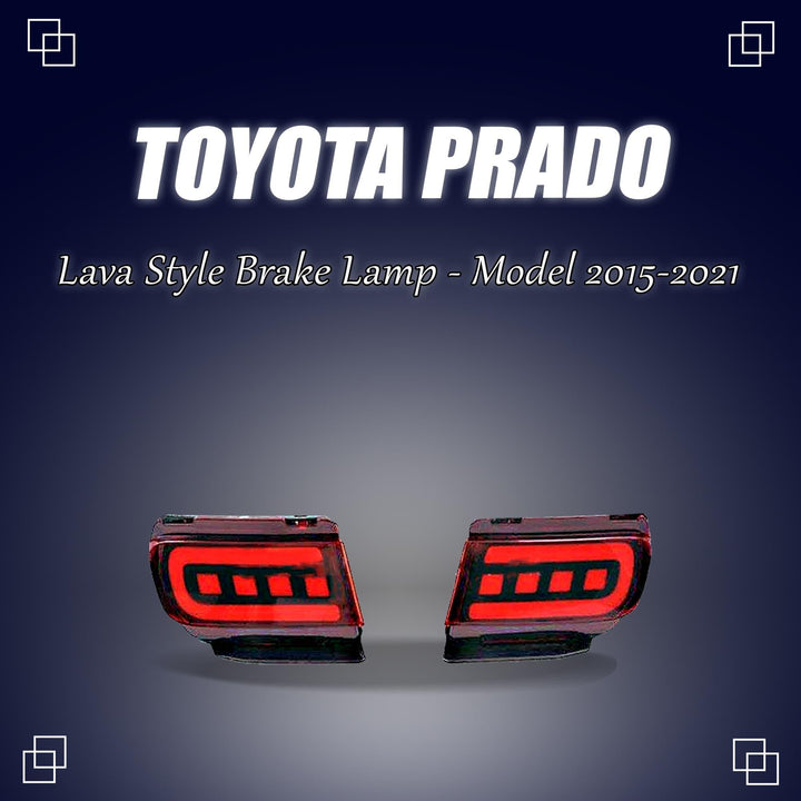 Toyota Prado Lava Style Brake Lamp - Model 2015-2021 SehgalMotors.pk