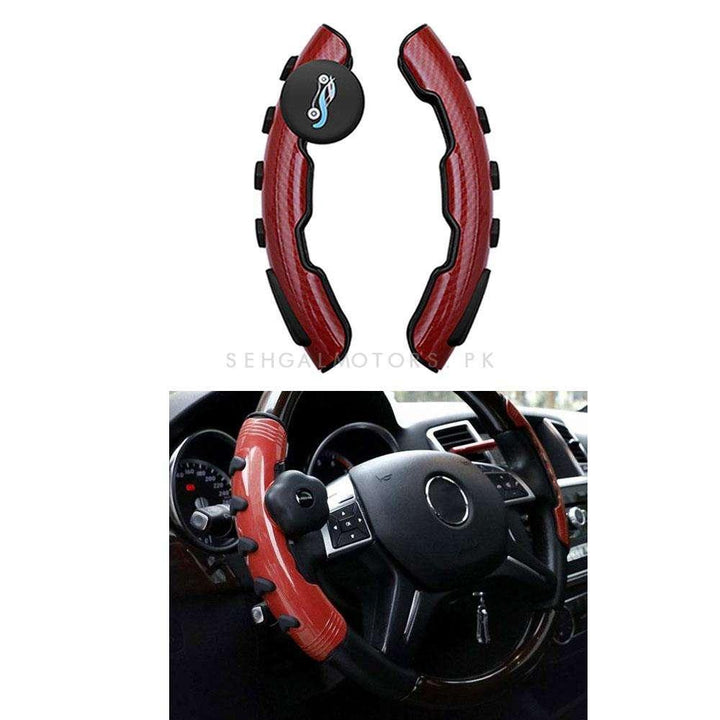 Universal Anti Slip Steering Wheel Easy Grips Trims - Mix Color Designs - Car PVC Grips Steering Wheel Cover SehgalMotors.pk