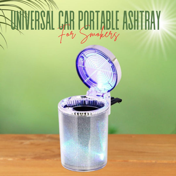 Universal Car Portable Ashtray LED Multi Color SehgalMotors.pk