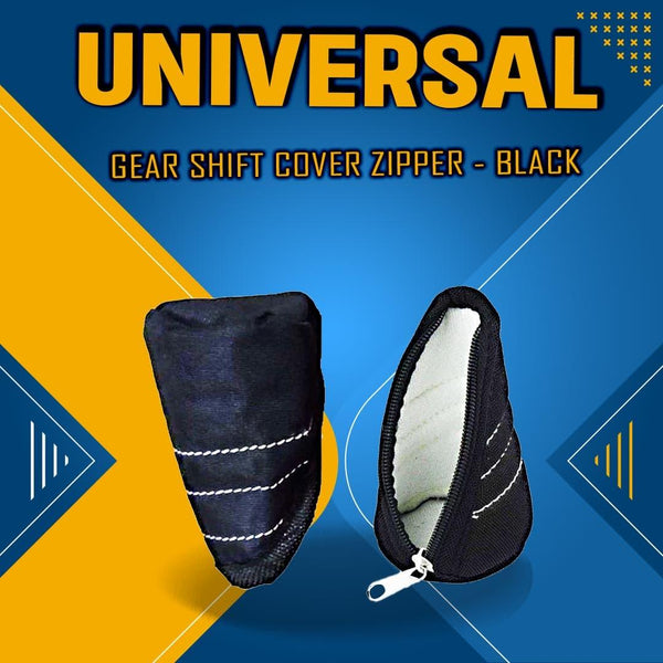 Universal Gear Shift Cover Zipper - Black SehgalMotors.pk