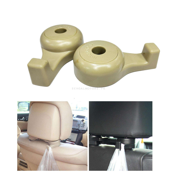 Universal Hook For Hanging Beige - 2PC SehgalMotors.pk