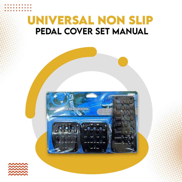Universal Non Slip Pedal Cover Set Manual SehgalMotors.pk