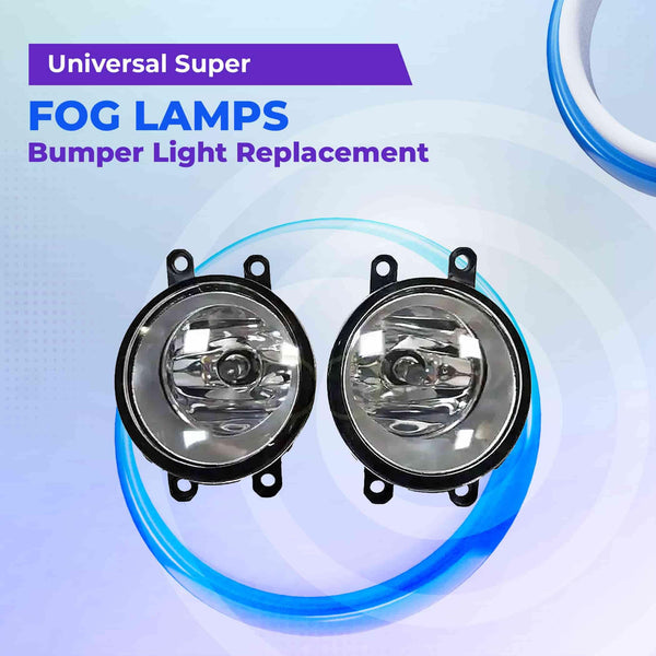 Universal Super Fog Lamps Bumper Light Replacement - Bright SMD LED | Waterproof Lamps SehgalMotors.pk