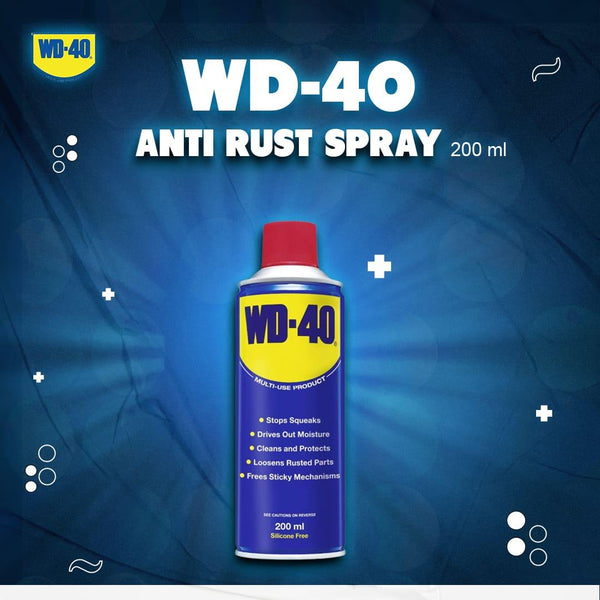 WD40 Anti-Rust Lubricant 200ml SehgalMotors.pk