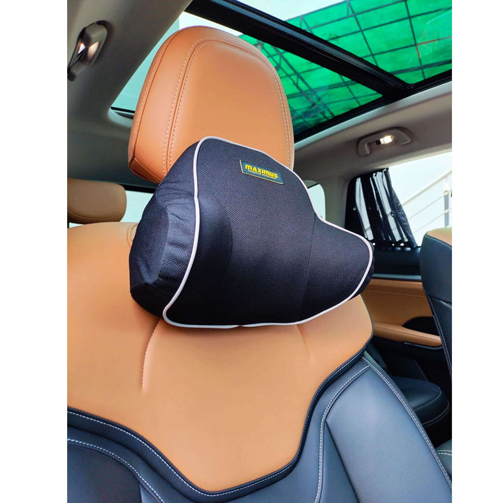 Maximus Premium Neck Rest Headrest Pillow Cushion Black