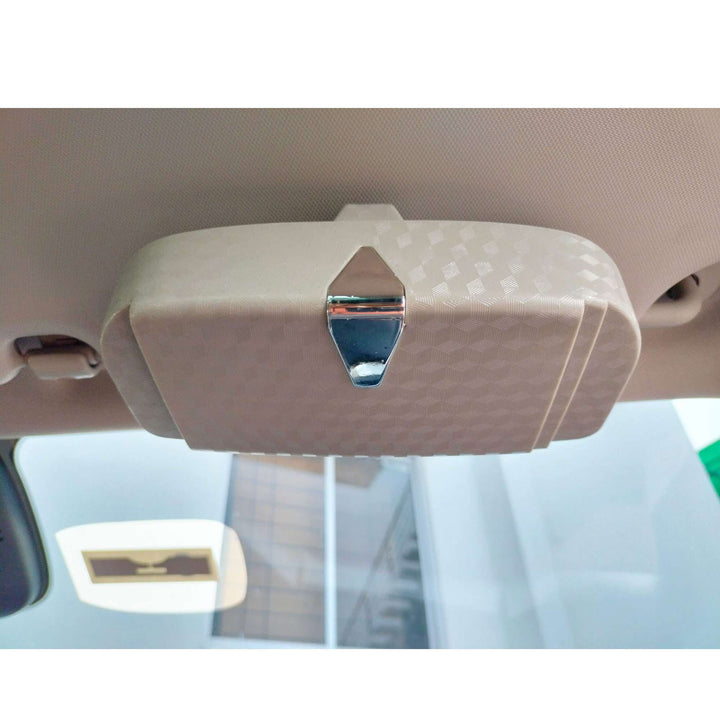 Car Sunshade / Sun Shade Sunglasses Holder Storage Box- Multi