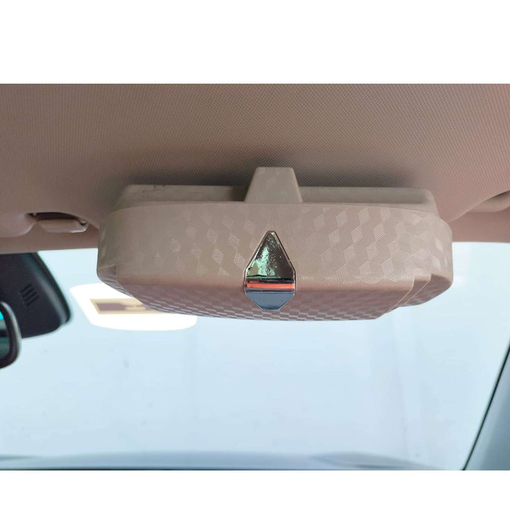 Car Sunshade / Sun Shade Sunglasses Holder Storage Box- Multi