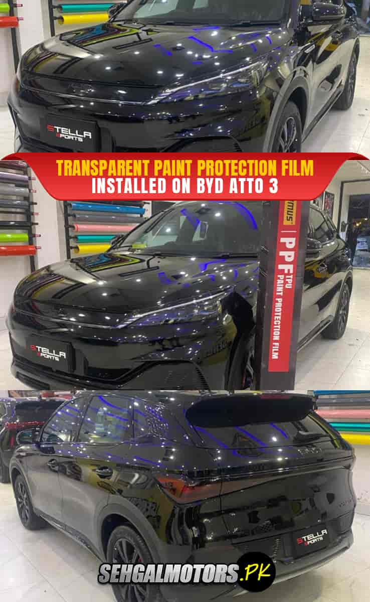 BYD ATTO 3 PPF gallery photograph 1 — open full size