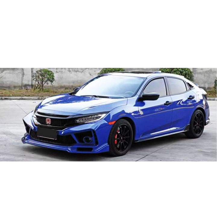 Honda Civic New FC RS Style Bodykit Front And Back Bumper 4 PC Version 2 - Model 2016-2021