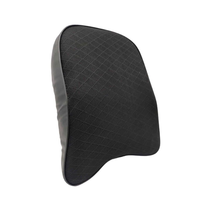 Universal Imported Leather Style Neck Rest Headrest Pillow Cushion Small - Black