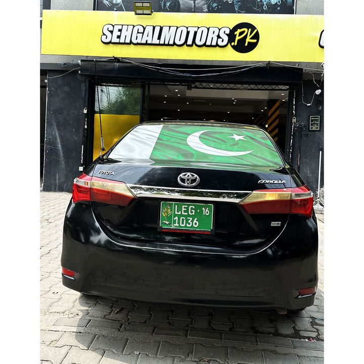 Rear Screen Pakistan Flag One Way Vision Tiny Vinyl