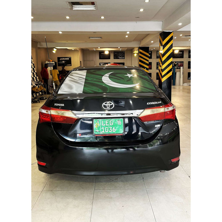 Rear Screen Pakistan Flag One Way Vision Tiny Vinyl