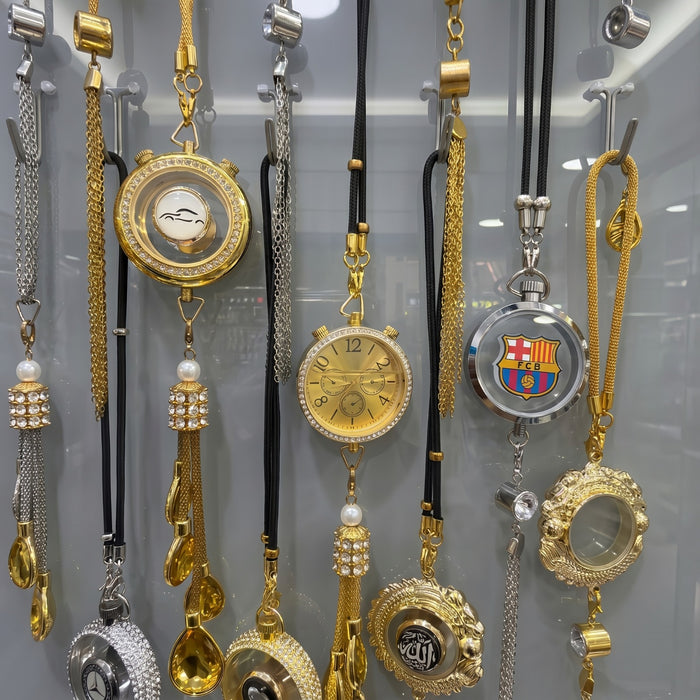 Car Rear view Mirror Hanging Ornaments & Clock Pendants