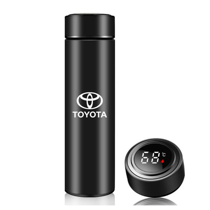 Toyota Logo Vacuum Flask LED Temperature Display Multi Color