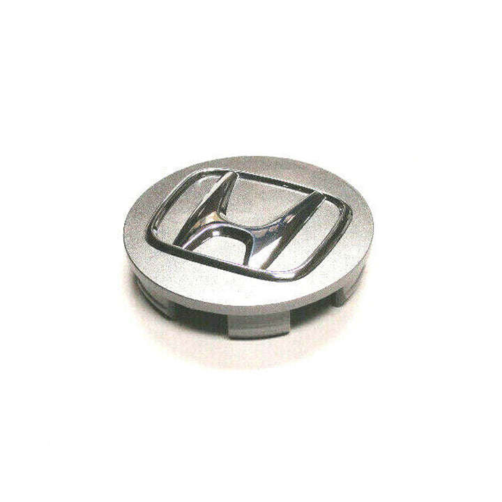Honda Logo Wheel Cap Full Chrome Center Hub Badge - 4 Pcs