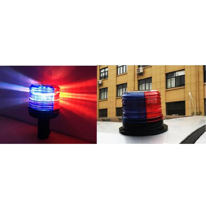 Police Car Roof Revolving Red and Blue Magent Flasher Rotary LED 12v