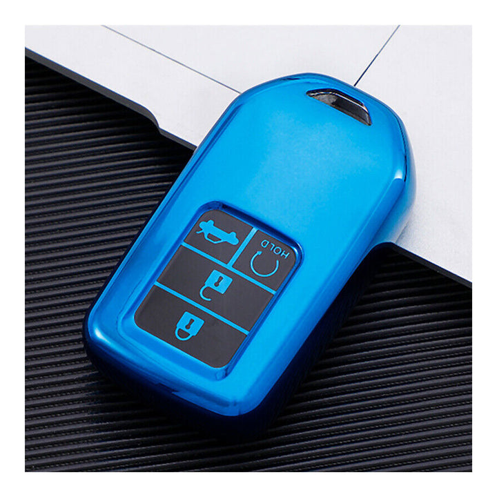 Honda Civic TPU Plastic Protection Key Cover Blue