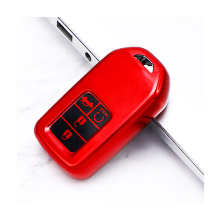 Honda Civic TPU Plastic Protection Key Cover Red