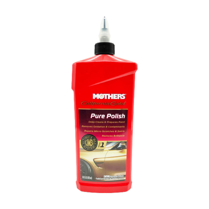 Mothers California Gold Pure Polish - 473 ML (07100) Car Hydrophobic Liquid Polish Wax