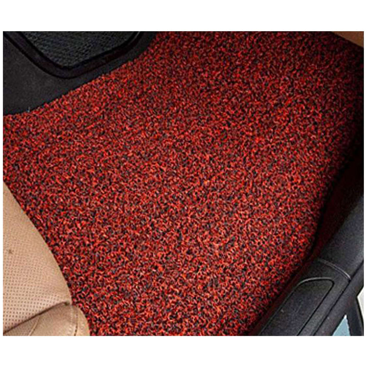 Universal Fur Grass Floor Mat Roll Adjustable Customizable Red