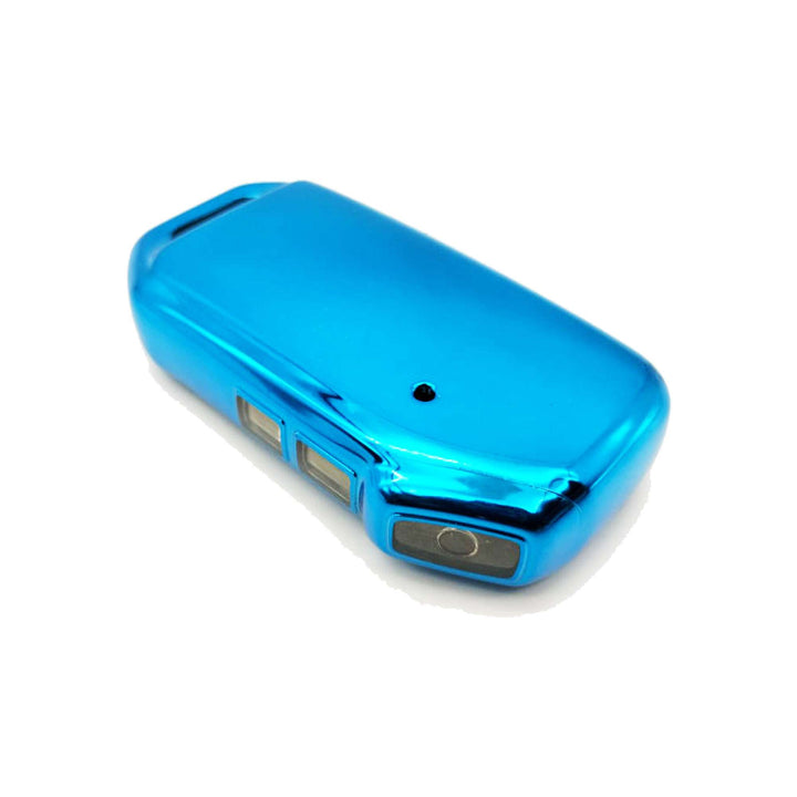 KIA Alpha TPU Plastic Protection Key Cover Metallic Blue - Model 2021-2022