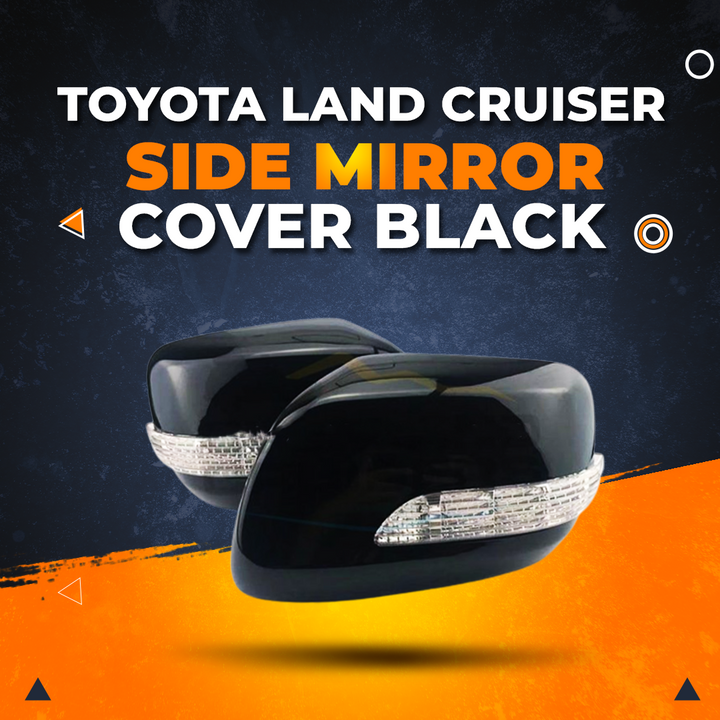 Toyota Land Cruiser Side Mirror Cover Black - Model 2008-2012