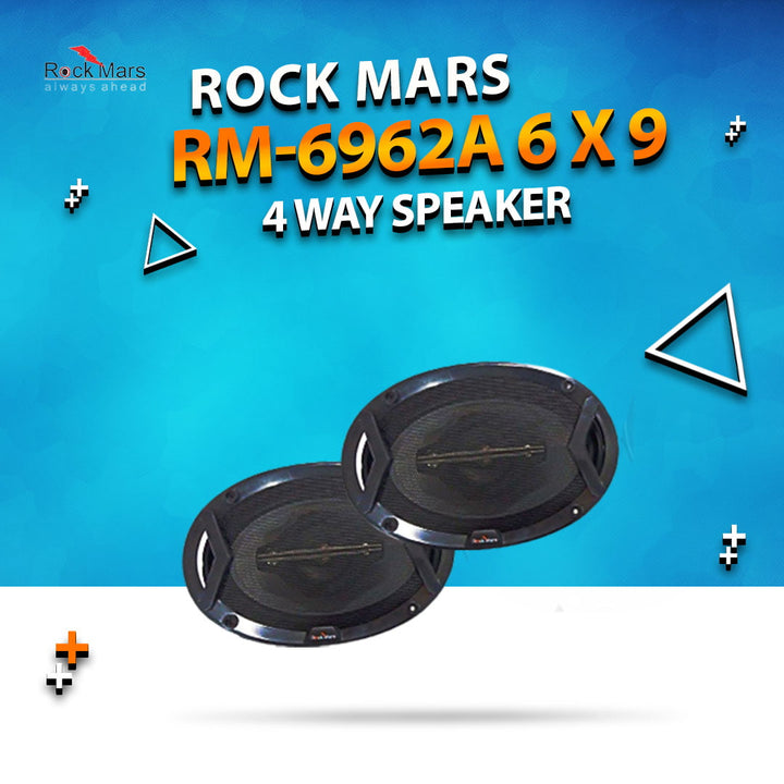 Rock Mars RM-6962A 6 x 9 4 Way Coaxial Car Speaker