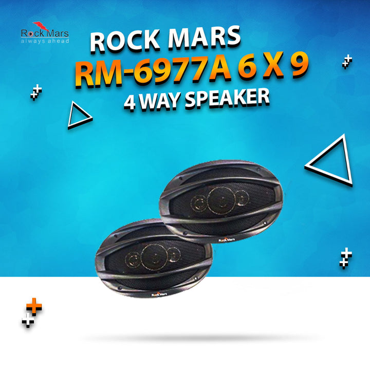 Rock Mars RM-6977A 6 x 9 4 Way Coaxial Car Speaker
