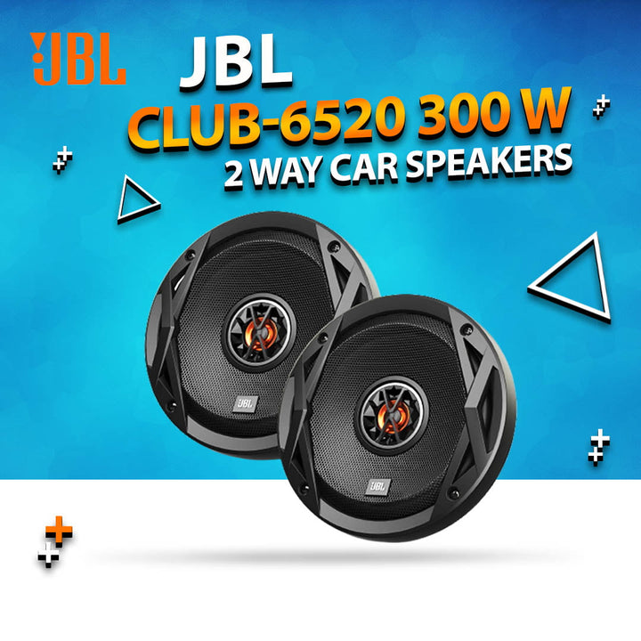 JBL CLUB-6520 300 Watts 6.5 160mm 16cm 2-Way Coaxial Car Speakers Genuine Original - Pair