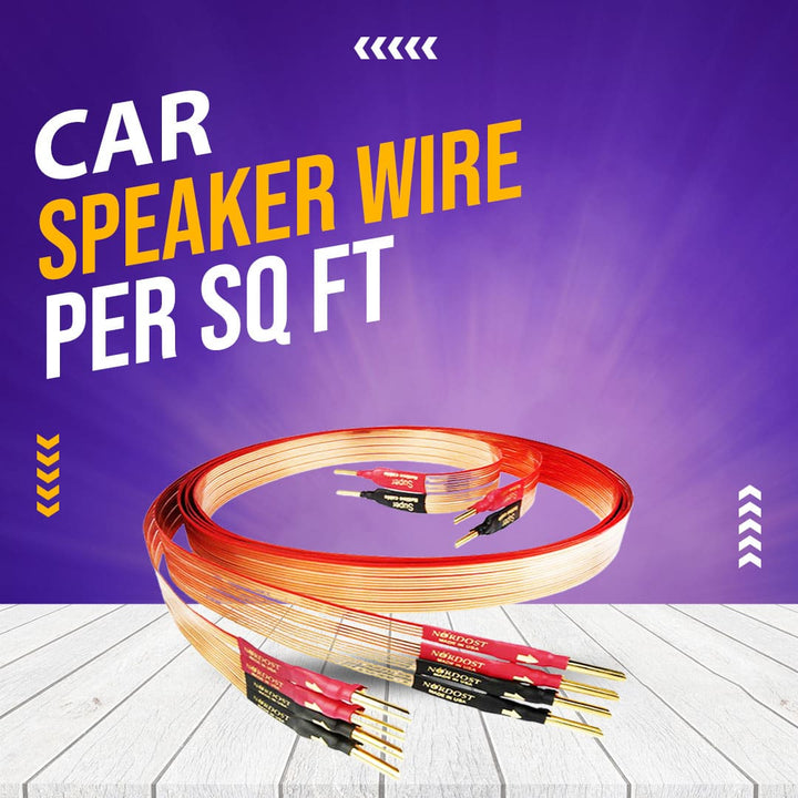 Car Speaker Wire Per Sq Ft