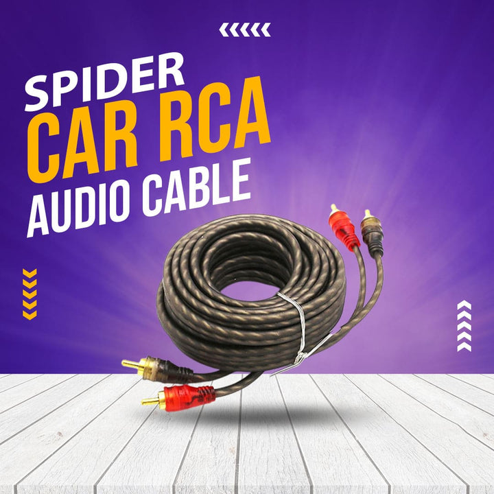 Spider Car RCA Cable Audio & Accessories
