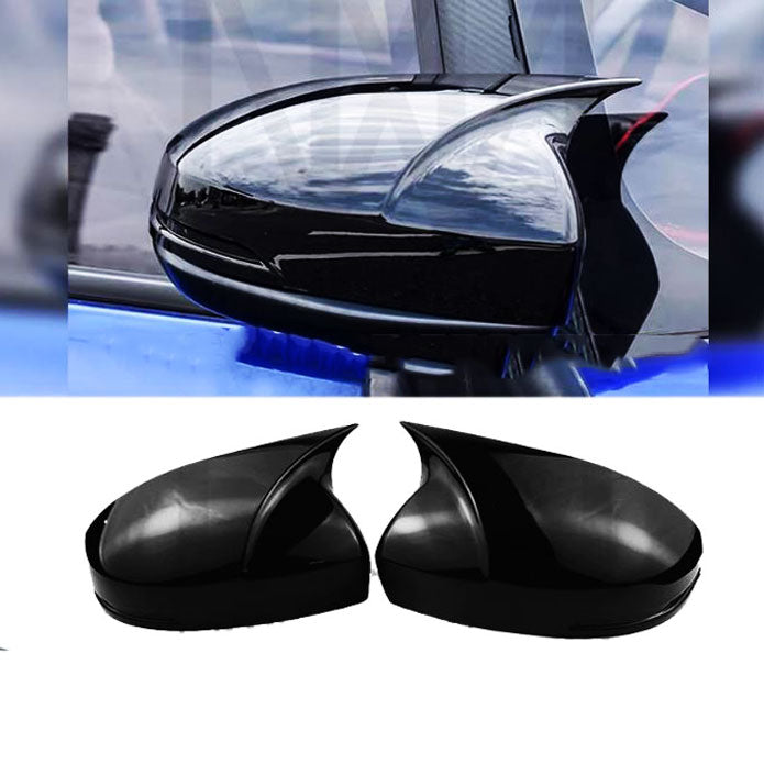 Honda City Glossy Black Side Mirror Cover Batman Style - Model 2021-2022