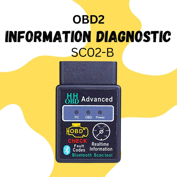 OBD2 Advanced Fault Codes Realtime Information Diagnostic SC02-B