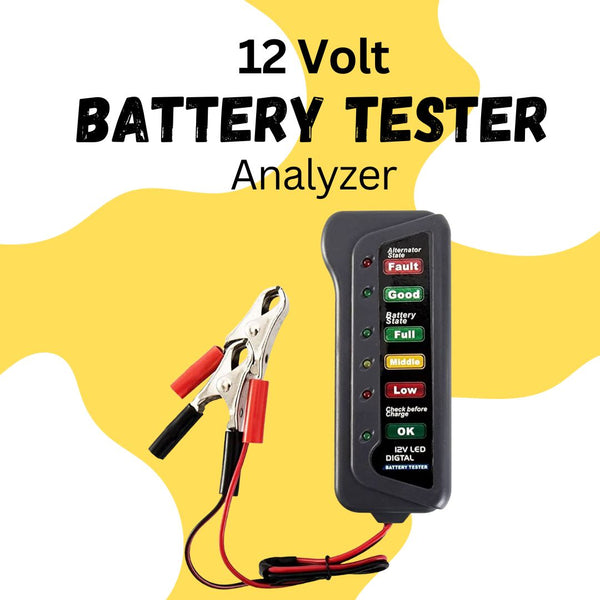 12 Volt Analog Battery Tester Charging System Analyzer