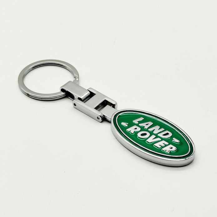 Land Rover Metal Keychain Keyring - Green
