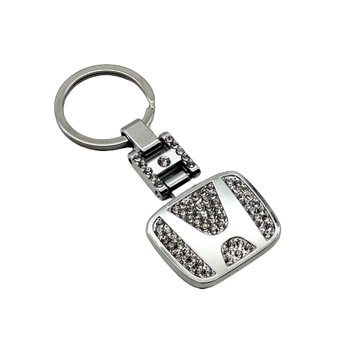 Honda Logo Keychain Diamond Style Keyring