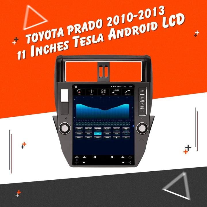 Toyota Prado PX6 Tesla LCD Black 11 Inches - Model 2010-2013