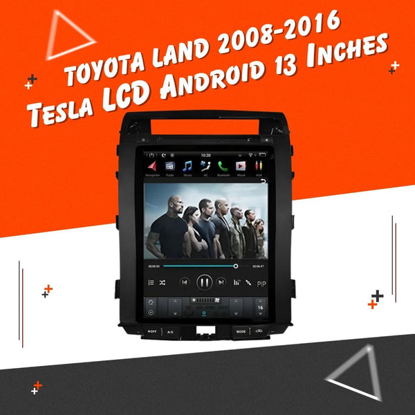 Toyota Land Cruiser Tesla LCD Black 13 Inches - Model 2008-2016